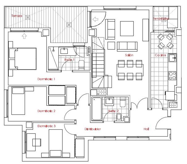 Image No.22-3 Bed Penthouse for sale