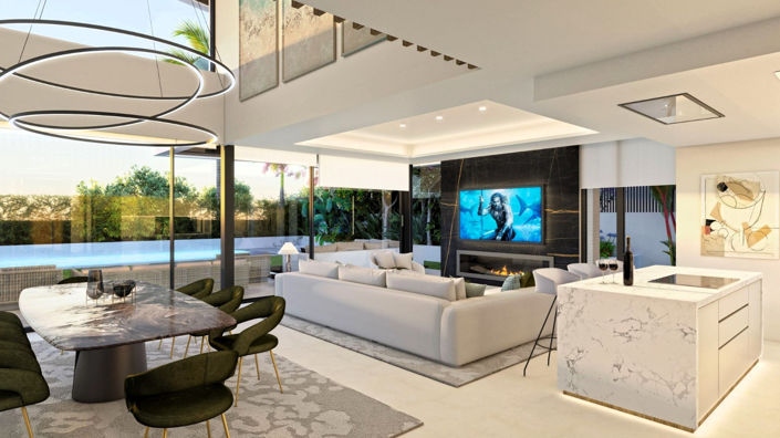 Image No.3-Villa de 4 chambres à vendre à Marbella