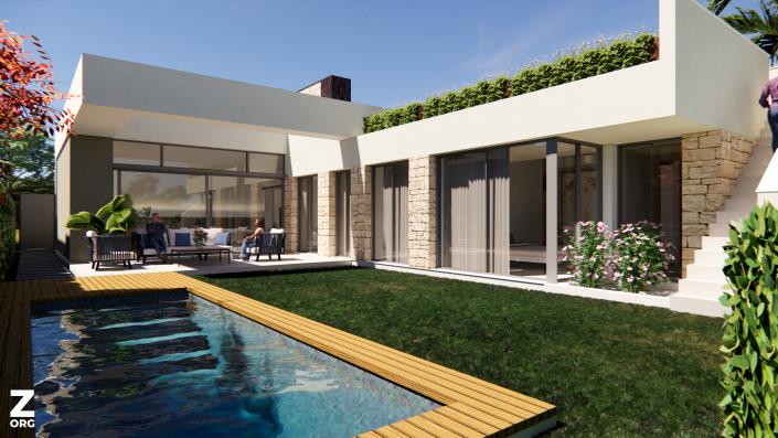 Image No.2-Villa de 3 chambres à vendre à Hacienda del Alamo