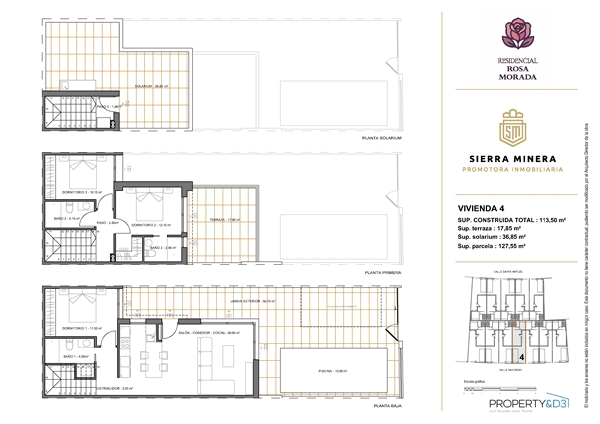 Image No.20-3 Bed Townhouse for sale