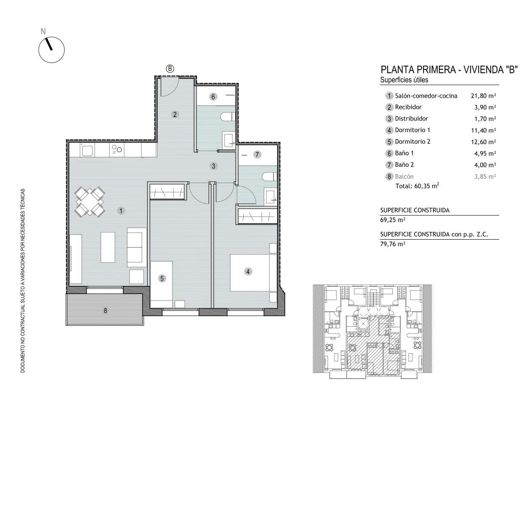 Image No.8-2 Bed Apartment for sale