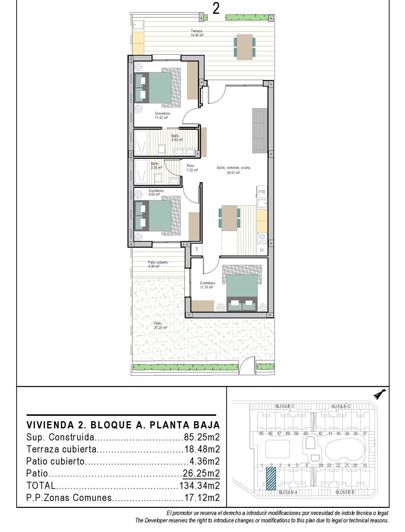 Image No.22-3 Bed Apartment for sale