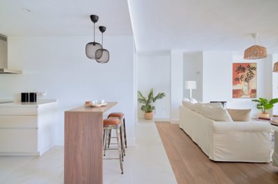 Open plan kitchen