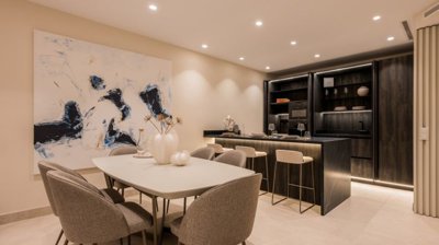 Open plan kitchen