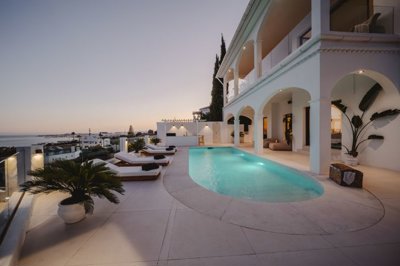 Outdoor - pool & terrace dawn