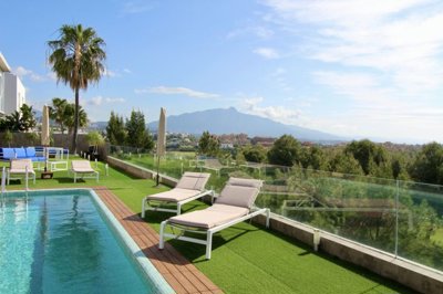 Pool area, garden