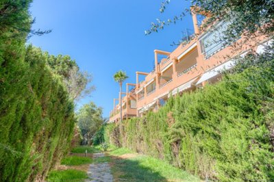 outside