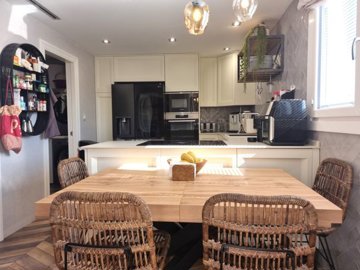 kitchen with dining