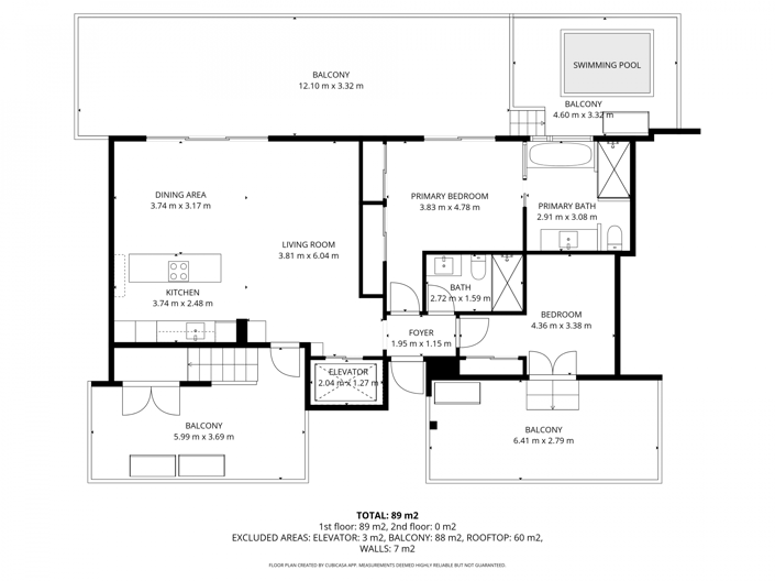 Image No.43-2 Bed Penthouse for sale