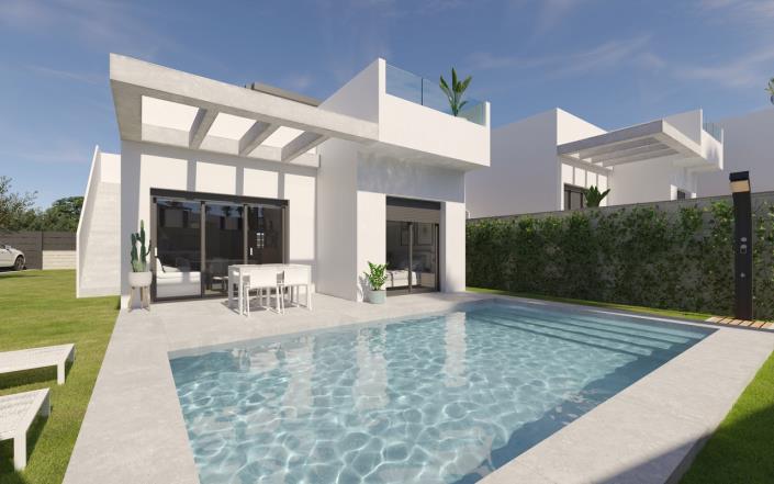 Image No.1-Villa / Détaché de 3 chambres à vendre à Algorfa