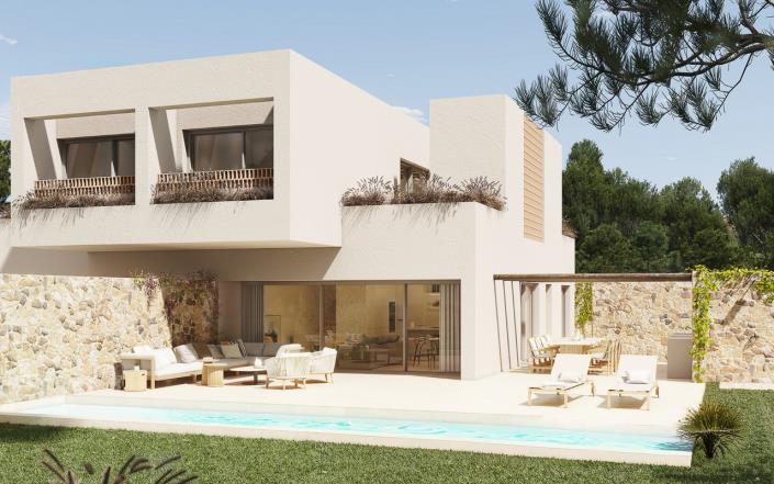 Image No.1-Jumelé de 3 chambres à vendre à Las Colinas Golf