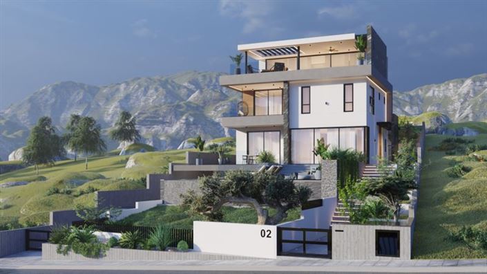 Image No.1-Villa de 4 chambres à vendre à Agios Athanasios