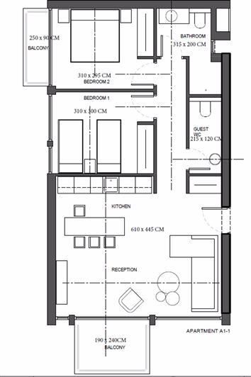 Image No.15-Appartement de 2 chambres à vendre à Kapparis