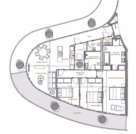 Image No.21-Appartement de 3 chambres à vendre à Ayia Napa