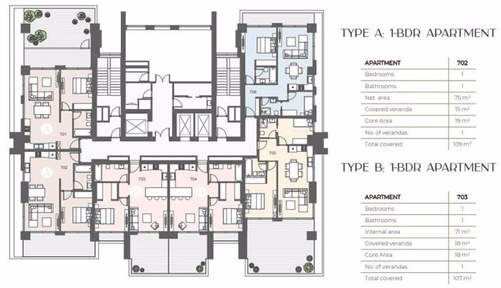 Image No.19-1 Bed Apartment for sale