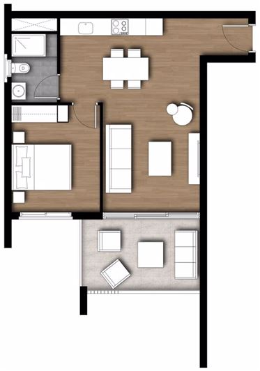 Image No.8-Appartement de 1 chambre à vendre à Zakaki