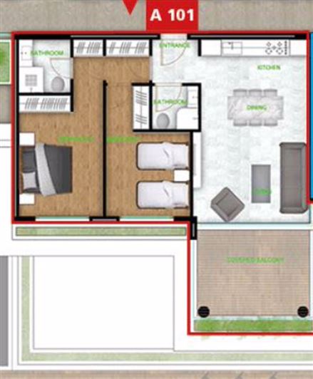 Image No.16-2 Bed Apartment for sale