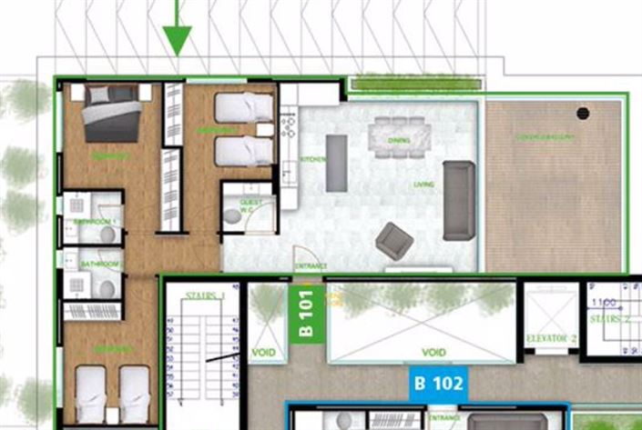 Image No.15-Appartement de 3 chambres à vendre à Makenzie Beach