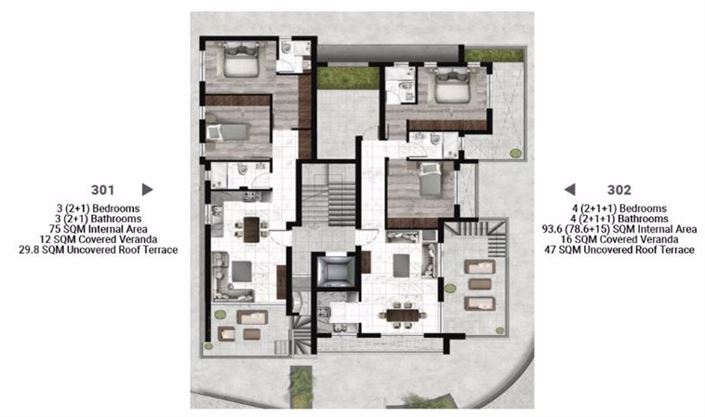 Image No.11-Appartement de 2 chambres à vendre à Zakaki