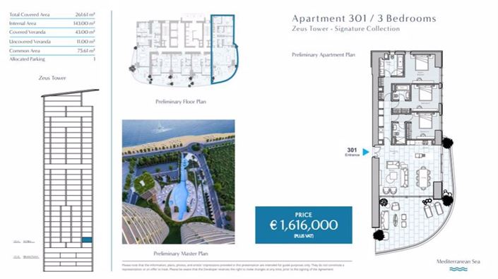 Image No.18-Appartement de 3 chambres à vendre à Limassol Marina