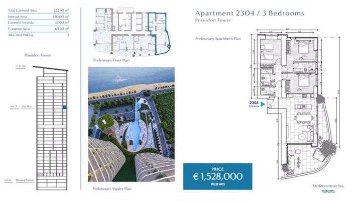 Image No.44-Appartement de 3 chambres à vendre à Limassol Marina