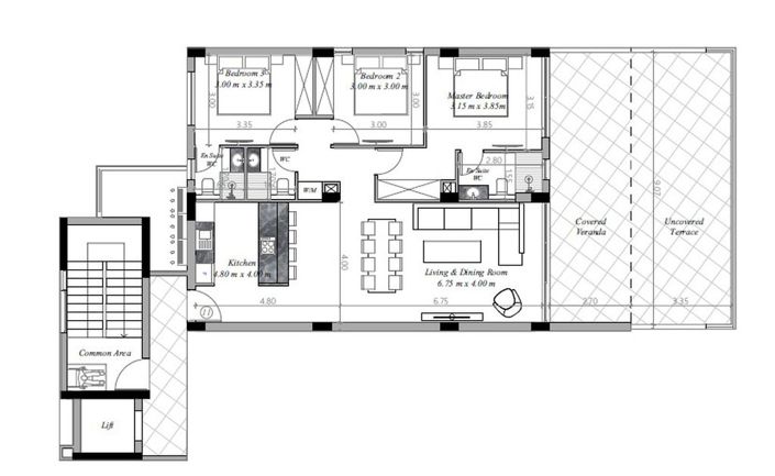Image No.14-3 Bed Apartment for sale
