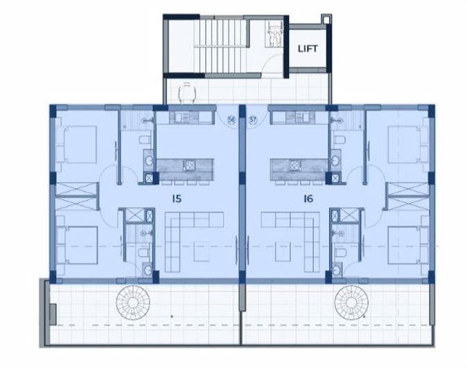 Image No.19-Appartement de 2 chambres à vendre à Kapparis