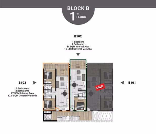 Image No.11-Appartement de 2 chambres à vendre à Leivadia