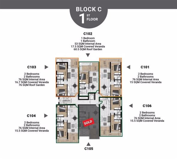 Image No.13-Appartement de 2 chambres à vendre à Leivadia