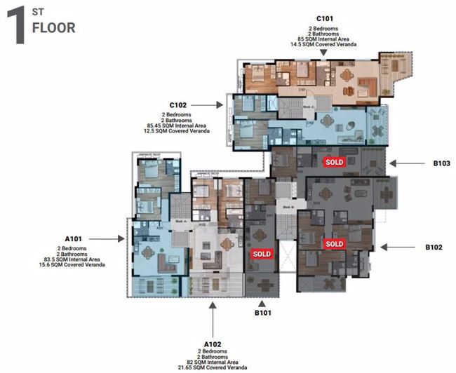 Image No.8-2 Bed Apartment for sale