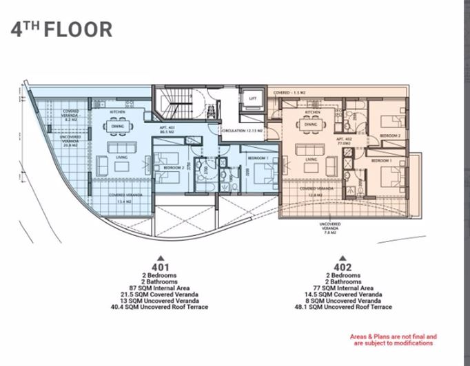 Image No.6-Appartement de 2 chambres à vendre à Larnaca