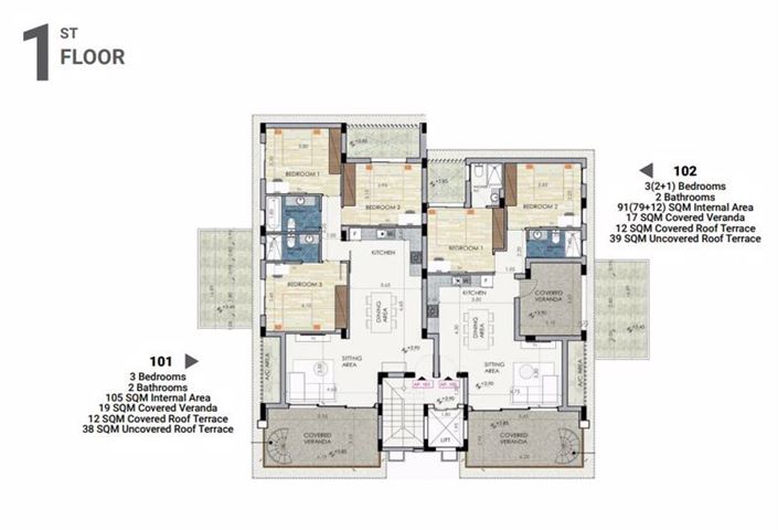 Image No.8-Appartement de 3 chambres à vendre à Faneromeni