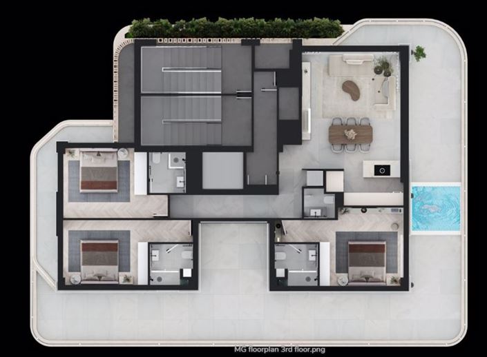 Image No.12-3 Bed Apartment for sale