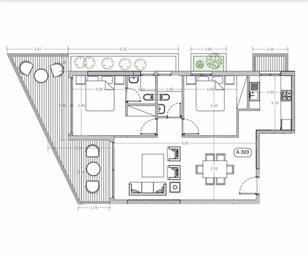 Image No.9-2 Bed Apartment for sale