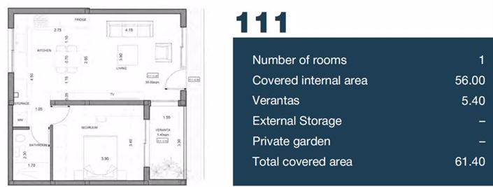 Image No.35-1 Bed Apartment for sale
