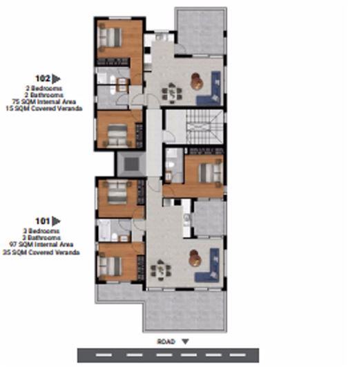 Image No.10-3 Bed Apartment for sale