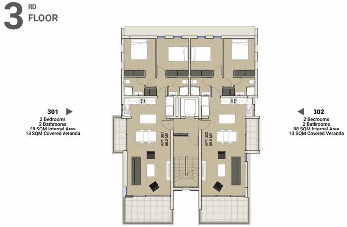 Image No.10-Appartement de 2 chambres à vendre à Larnaca