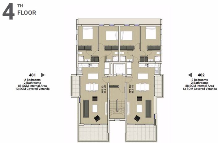 Image No.11-Appartement de 2 chambres à vendre à Larnaca