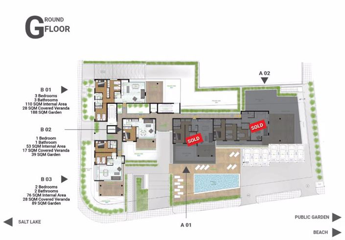 Image No.11-Appartement de 2 chambres à vendre à Makenzie Beach