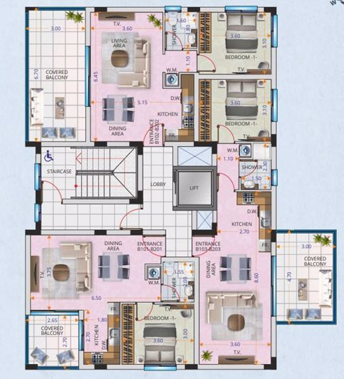Image No.18-Appartement de 1 chambre à vendre à Larnaca Marina