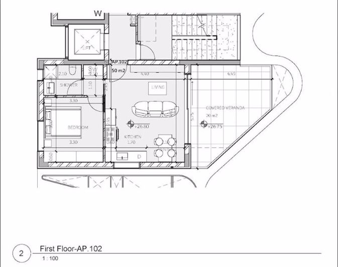 Image No.28-Appartement de 1 chambre à vendre à Larnaca