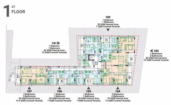 Image No.8-1 Bed Apartment for sale