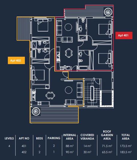 Image No.14-2 Bed Apartment for sale