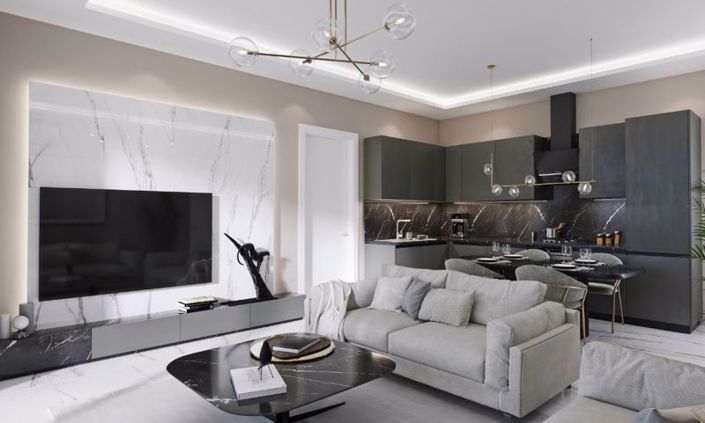 Image No.2-Appartement de 2 chambres à vendre à Agios Athanasios