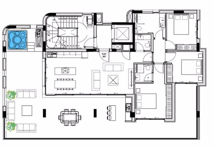 Image No.11-3 Bed Apartment for sale