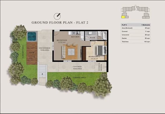 Image No.13-1 Bed Apartment for sale