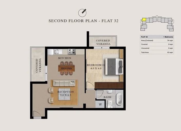 Image No.18-1 Bed Apartment for sale