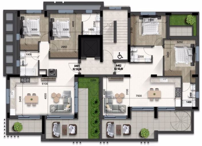 Image No.14-Appartement de 2 chambres à vendre à Larnaca