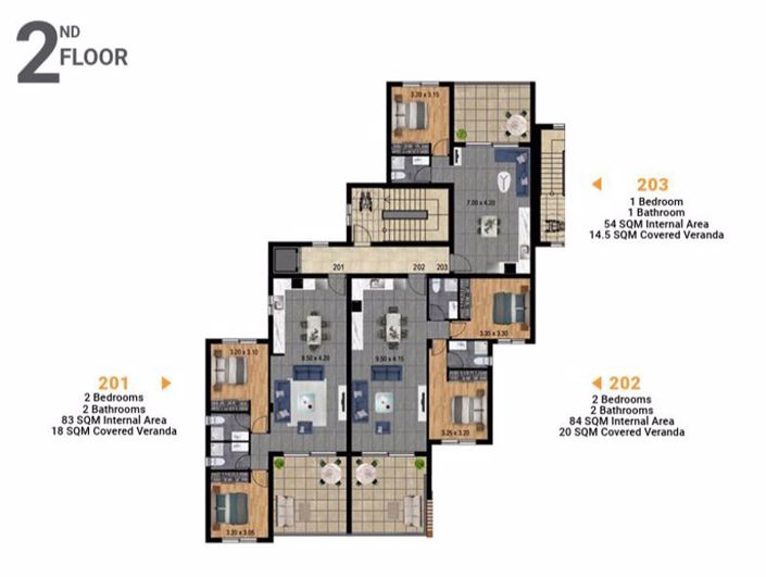 Image No.8-Appartement de 2 chambres à vendre à Parekklisia