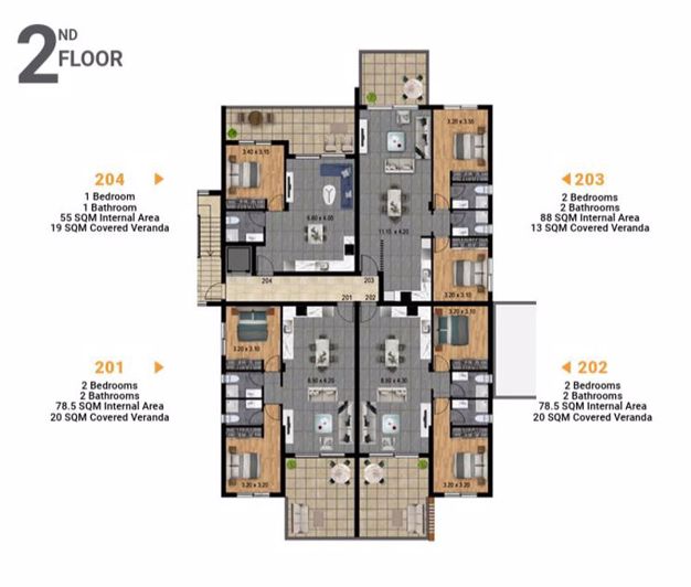 Image No.9-Appartement de 2 chambres à vendre à Parekklisia